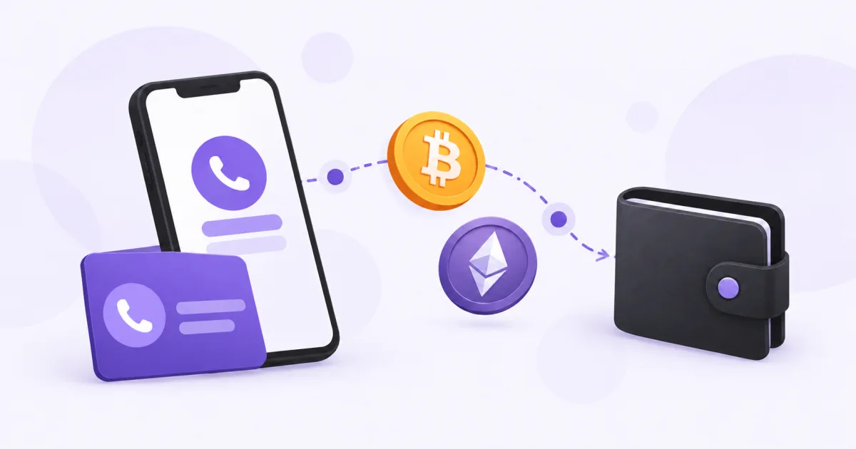 Numero virtuale, portafoglio digitale, Bitcoin ed Ethereum.